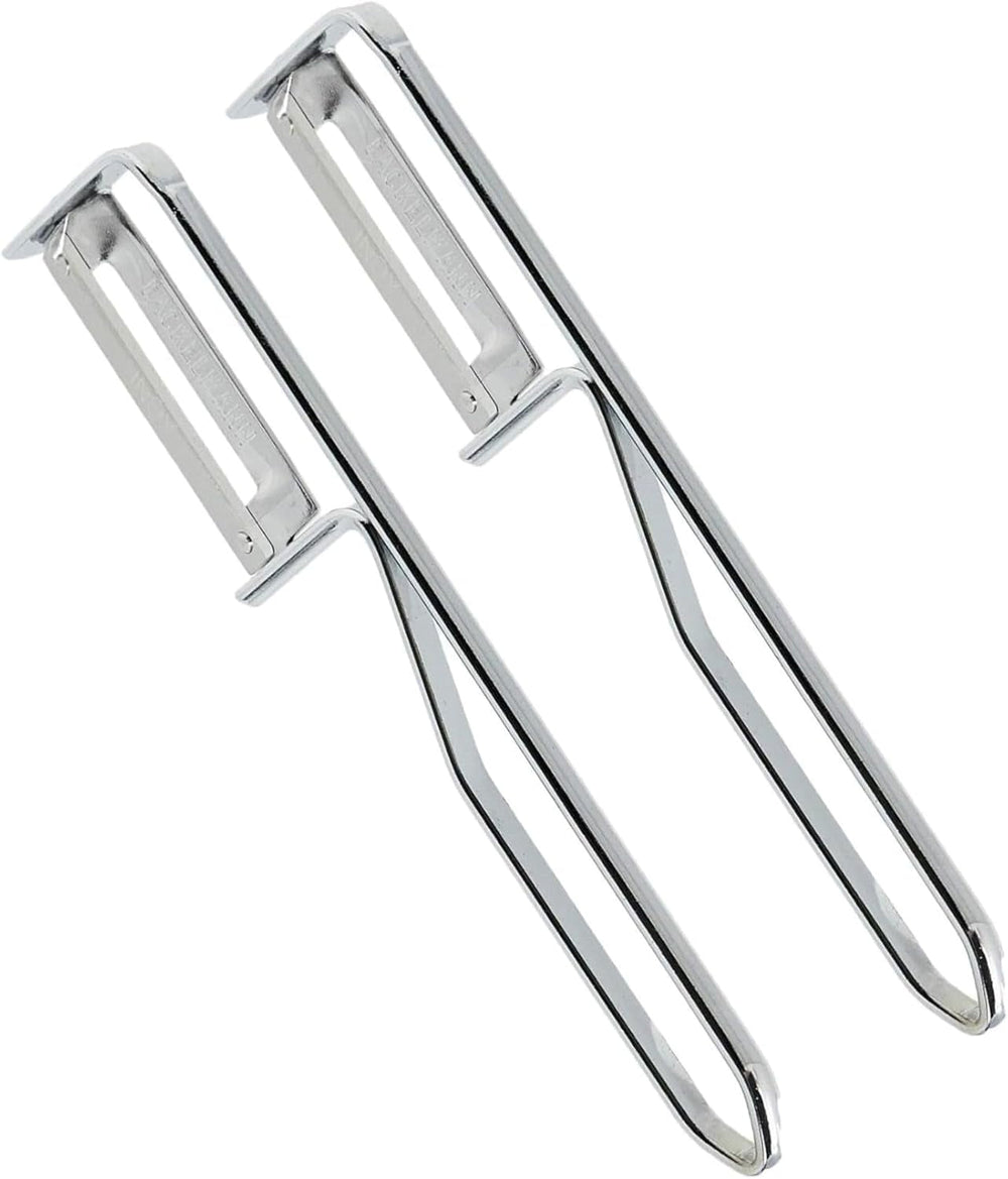 Peeler universal Fackelmann, lamă din oțel inoxidabil Peeler Naty Shop Peeler economic Set 2 bucati