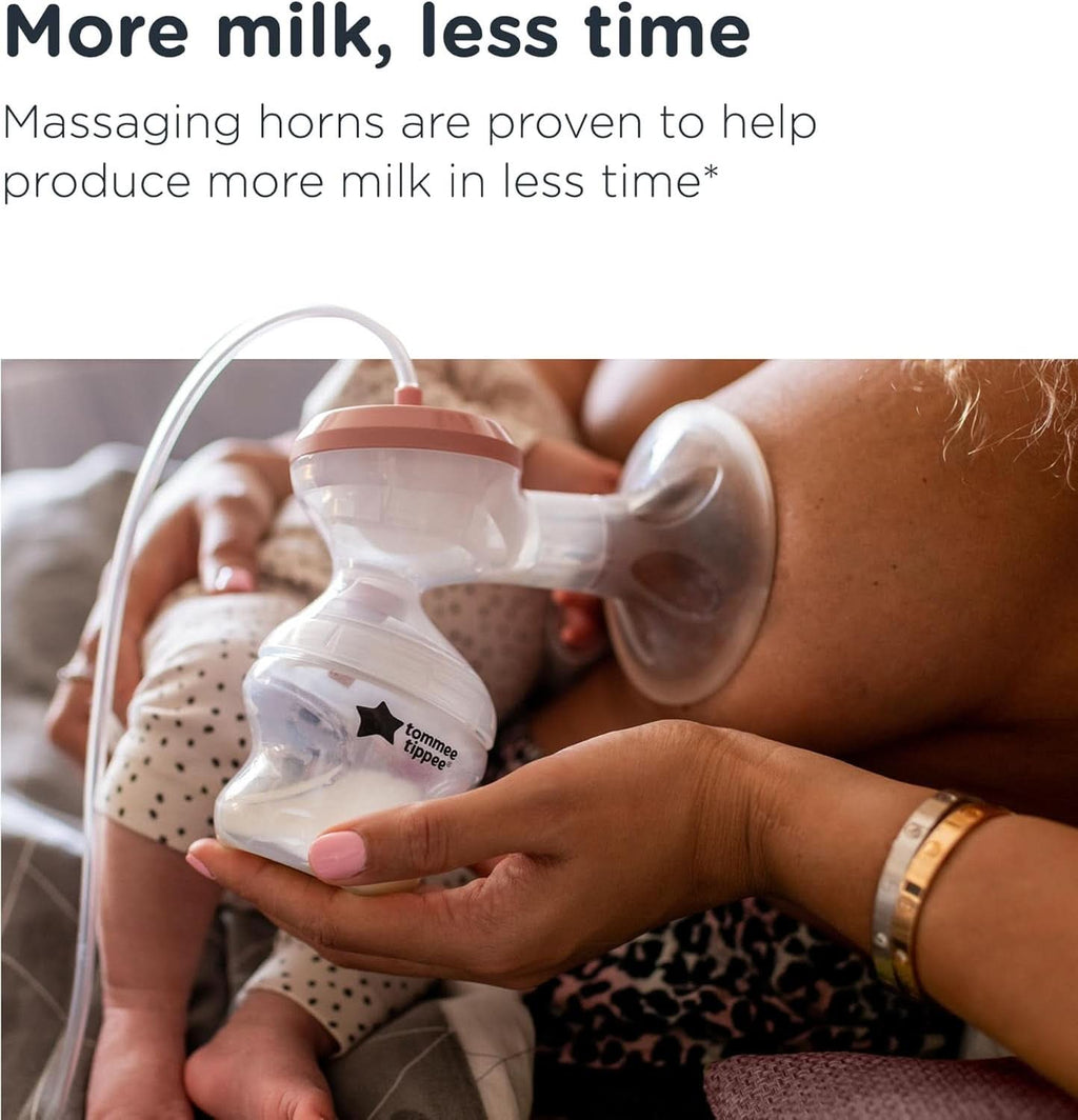 Tommee Tippee Made for Me Pompă de sân electrică unică, aspirație puternică Accesorii Hrana si Alaptare Bebe Naty Shop