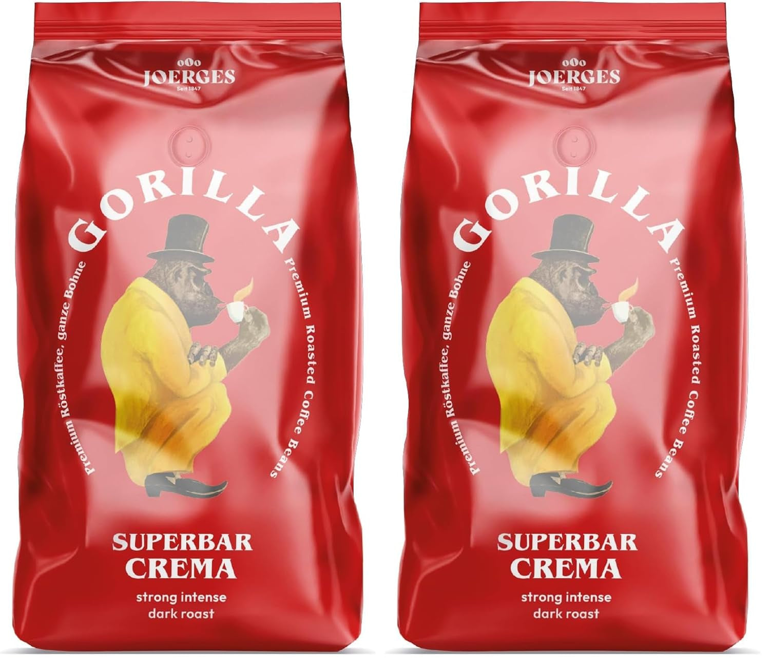 Joerges FF01GOSB Espresso Super Bar Crema, 1 kg (pachet de 2)