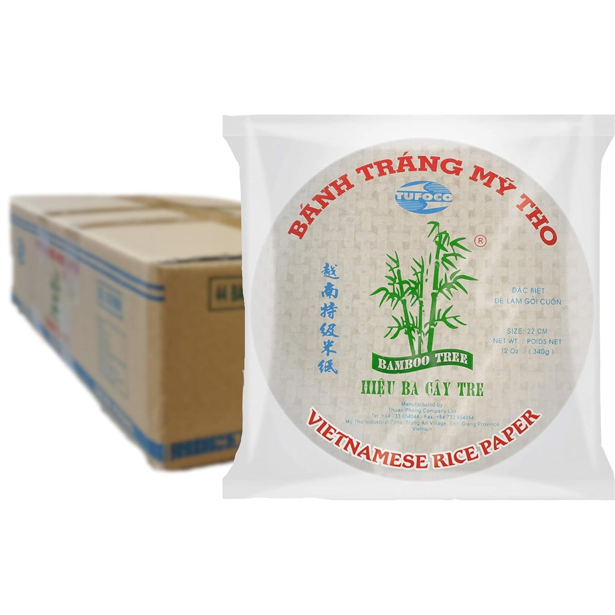 BAMBOO TREE - Hârtie de orez 31 cm. (Rulouri de vară) - 44 x 340 g - Pachet multiplu