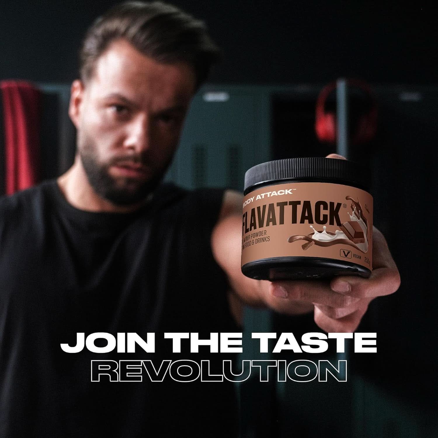 Body Attack Flavattack®, Double Choc Brownie, 250G / 83 porții Arome Naty Shop