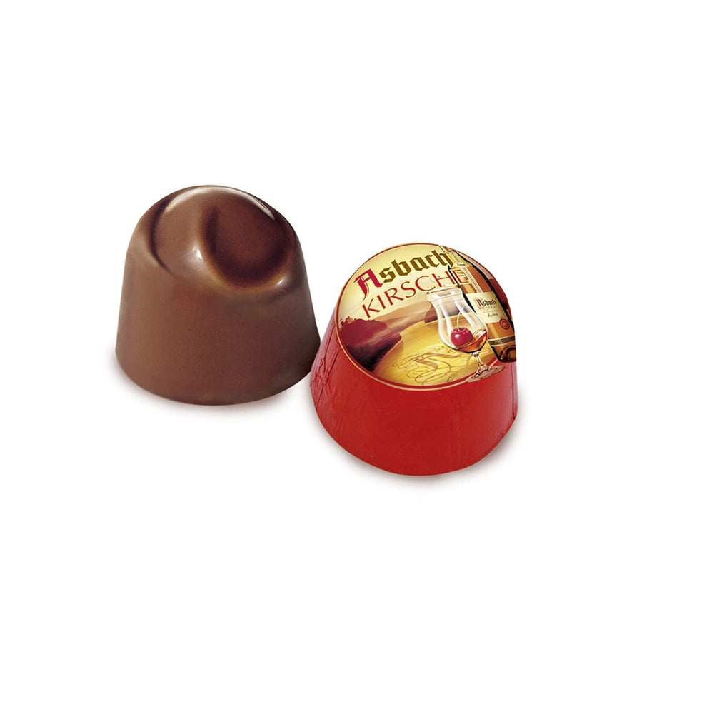 RCP Asbach Pralinenmischung, mit und ohne Kruste, flüssige Füllung, alkoholisch, wunderbares Geschenk, 2 x 125 Gramm Naty Shop Pralinen