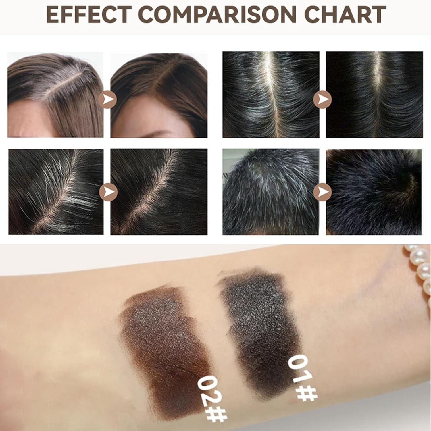 Stick de culoare a părului Culoare temporară a părului Vopsea de ruj pentru păr, Vopsea temporară de ruj pentru păr Vopsea de culoare albă Acoperirea părului DIY Machiaj Stick Vopsea de păr Negru Brown Vopsea pentru par Naty Shop