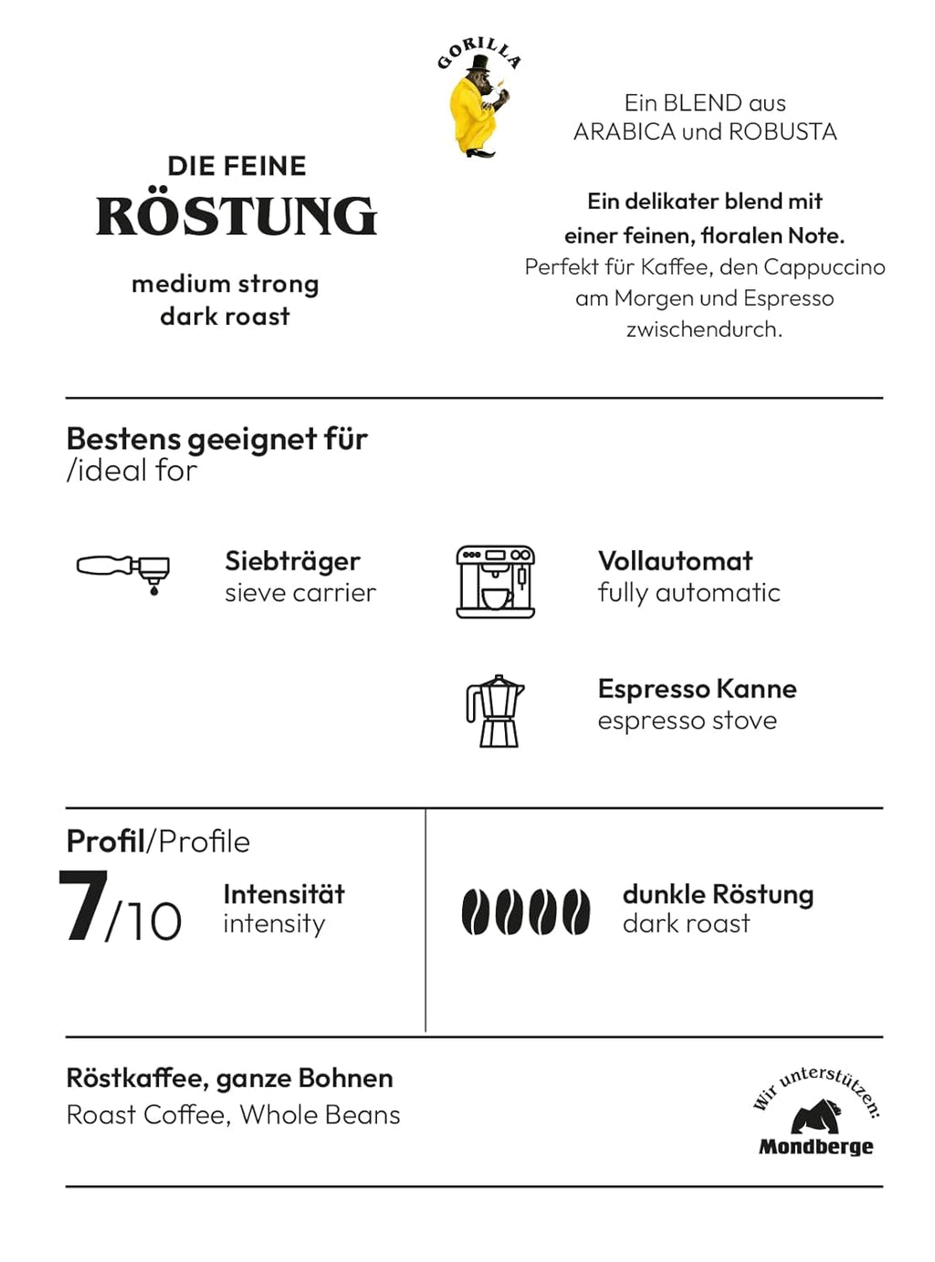 Joerges Espresso Delicato, 1 kg, alb Cafea Naty Shop