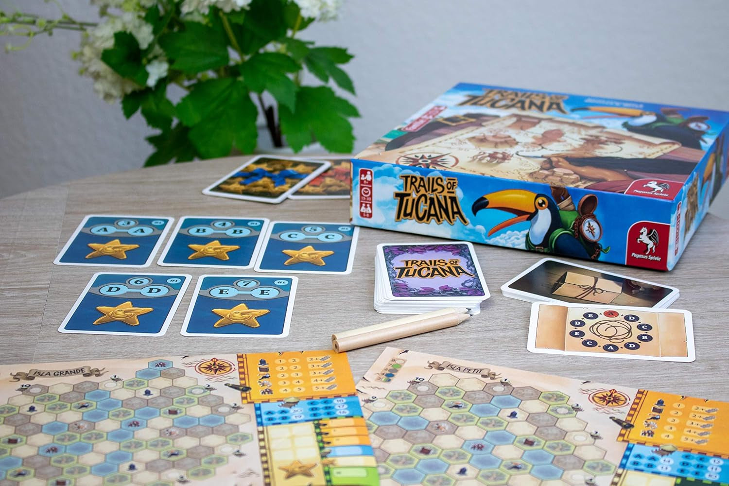 Pegasus Spiele 53150G - Traseele Tucanei, Alb, M