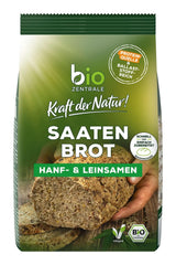 Biozentrale, Brotbackmischung mit Hanfsamen und Leinsamen, Bio, 500 Gramm Kitchen Naty Shop