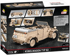 COBI 2803 Kubelwagen Personenkraftwagen TYP 82, Schwarz