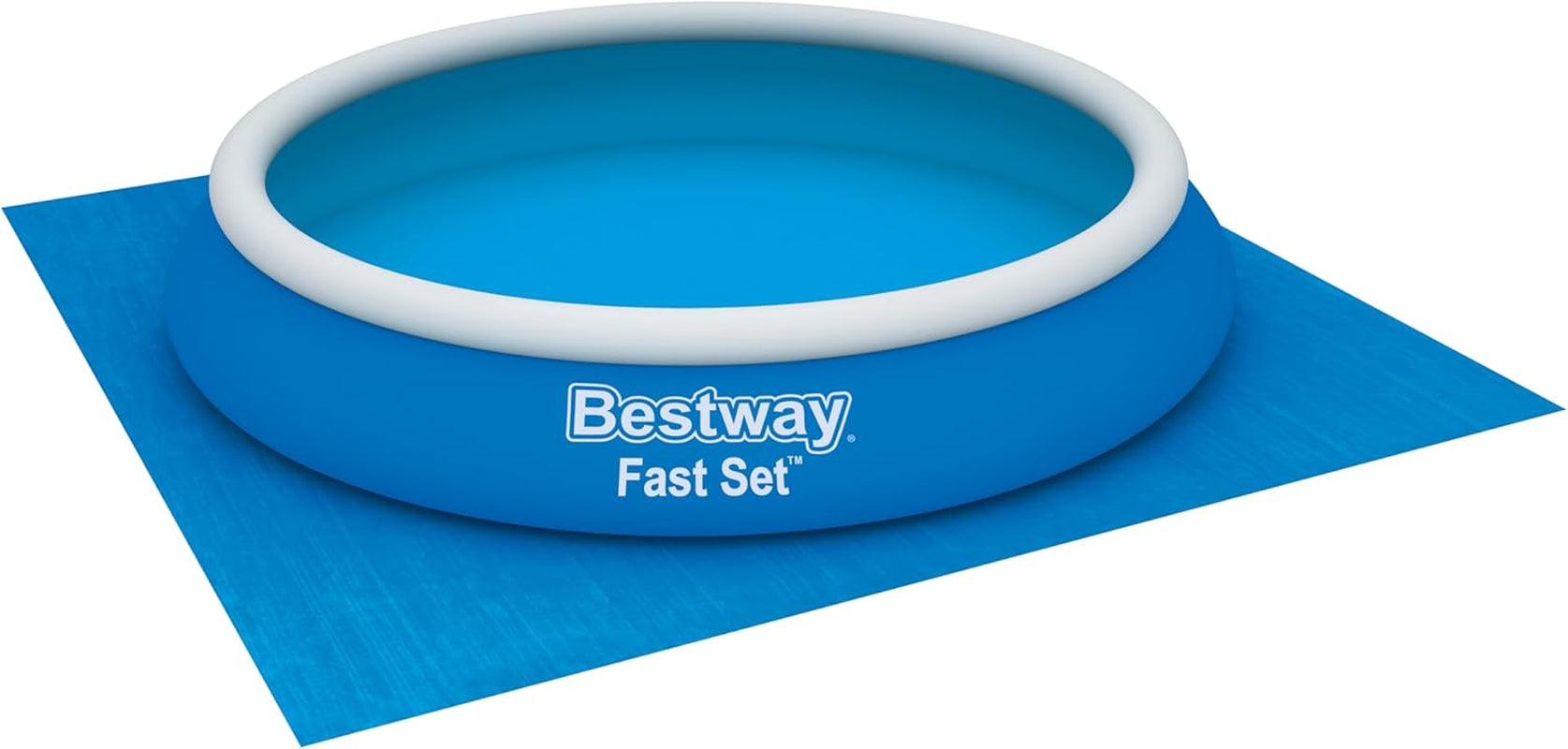 Folie de sol Bestway PE 488 x 488 cm, albastră, pătrată