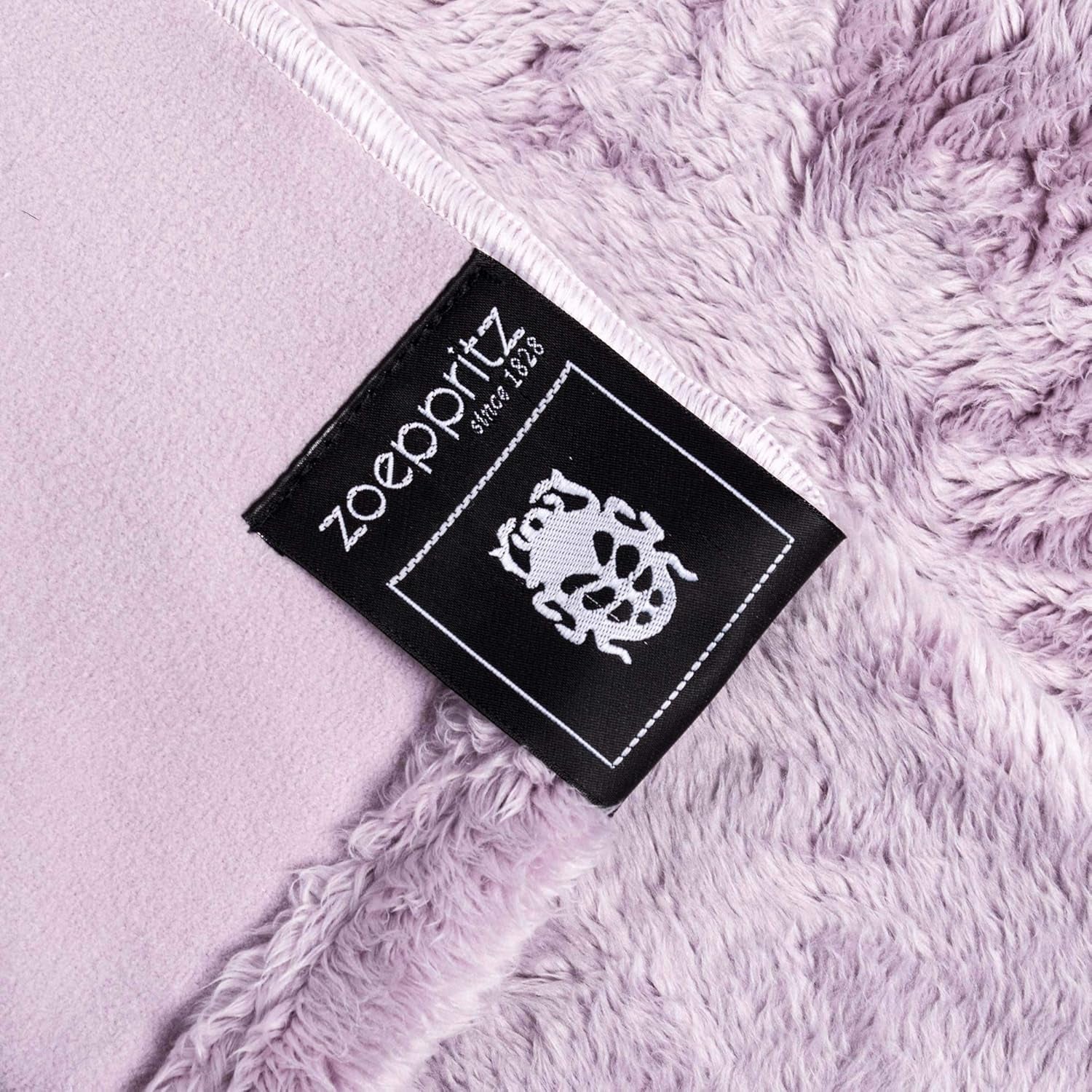 Reborn Bliss Decke – Kuschelige Kunstfelldecke – Flauschige und luxuriöse Kunstfelldecke mit glatter Rückseite – 140 x 190 cm – 310 Rose – von „Zoeppritz seit 1828“ Betten und Bettdecken „Zoeppritz seit 1828“