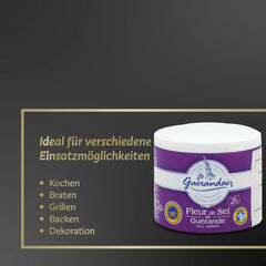 Handgeschöfptes Fleur de Sel, DE GUERANDE, 125g Dose