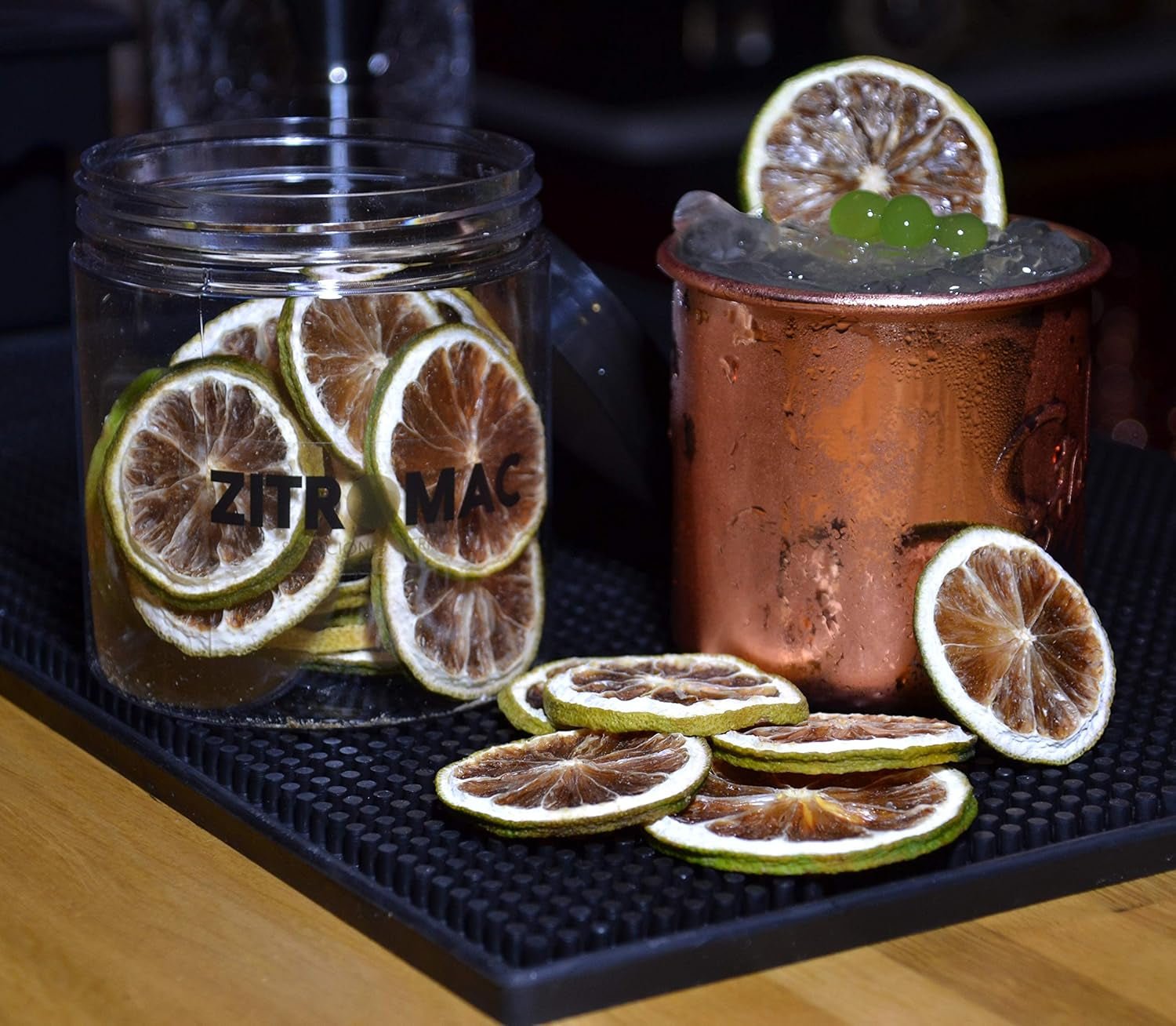 90g Lămâie verde uscată pentru cocktailuri. Fructe uscate fără zahăr pentru cocktailuri, decorațiuni, vin fiert, Crăciun, băuturi, ceai 100% natural Felii de lămâie verde uscată Produse deshidratate Naty Shop