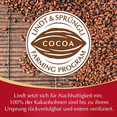 Lindt Cherry Mini Stick – Schokoladensticks mit Schweizer Kirschlikör, köstliches Geschenk mit Alkohol