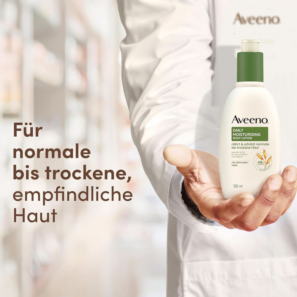 Aveeno Daily Moisturizing Body Lotion, 300 ml Kosmetik und Schönheit Naty Shop