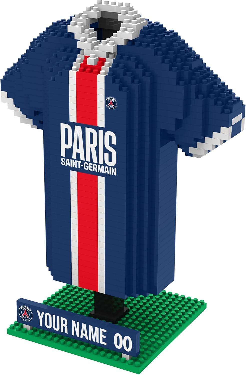FOCO Offizielles Lizenzprodukt FC Barcelona Personalisiert BRXLZ Schreibtisch Hemd 3D Bricks Building Konstruktionsspielzeug