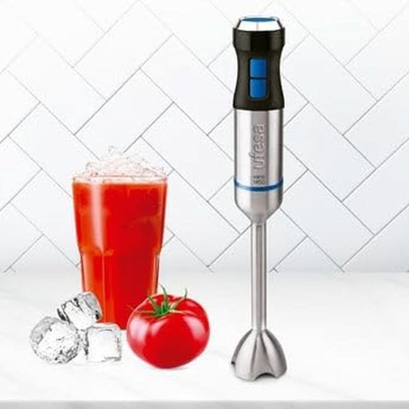 Ufesa BP4762 Vario 1450 Max Standmixer, Leistung 1400 W, 20 Geschwindigkeiten + Turbo, Edelstahlgehäuse Und 4 Klingen, Ergonomisches Und Spritzwassergeschütztes Design, Inkl. Zubehör, Bpa-Free Kitchen Naty Shop