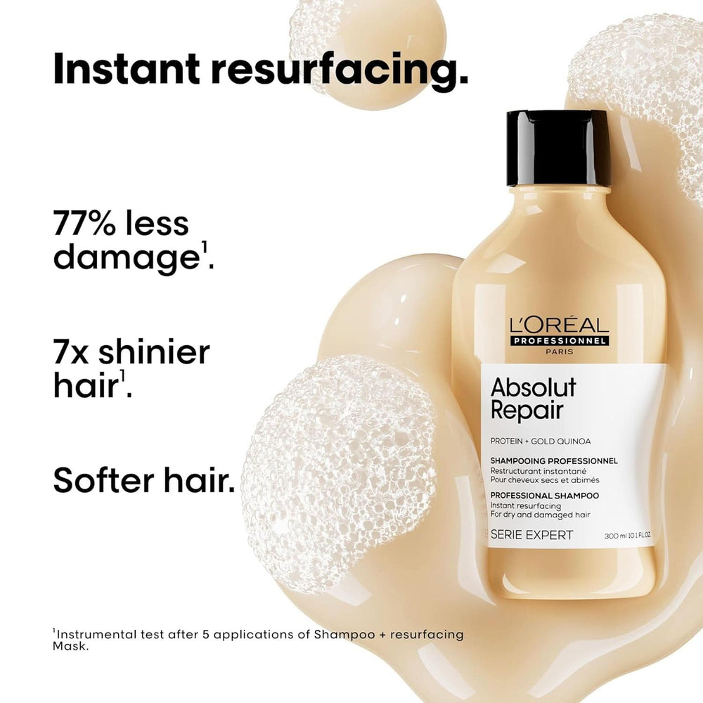L'OréAl Professionnel Serie Expert Absolut Repair Gold, Quinoa Shampoo + Protein Dusche und Bad Naty Shop
