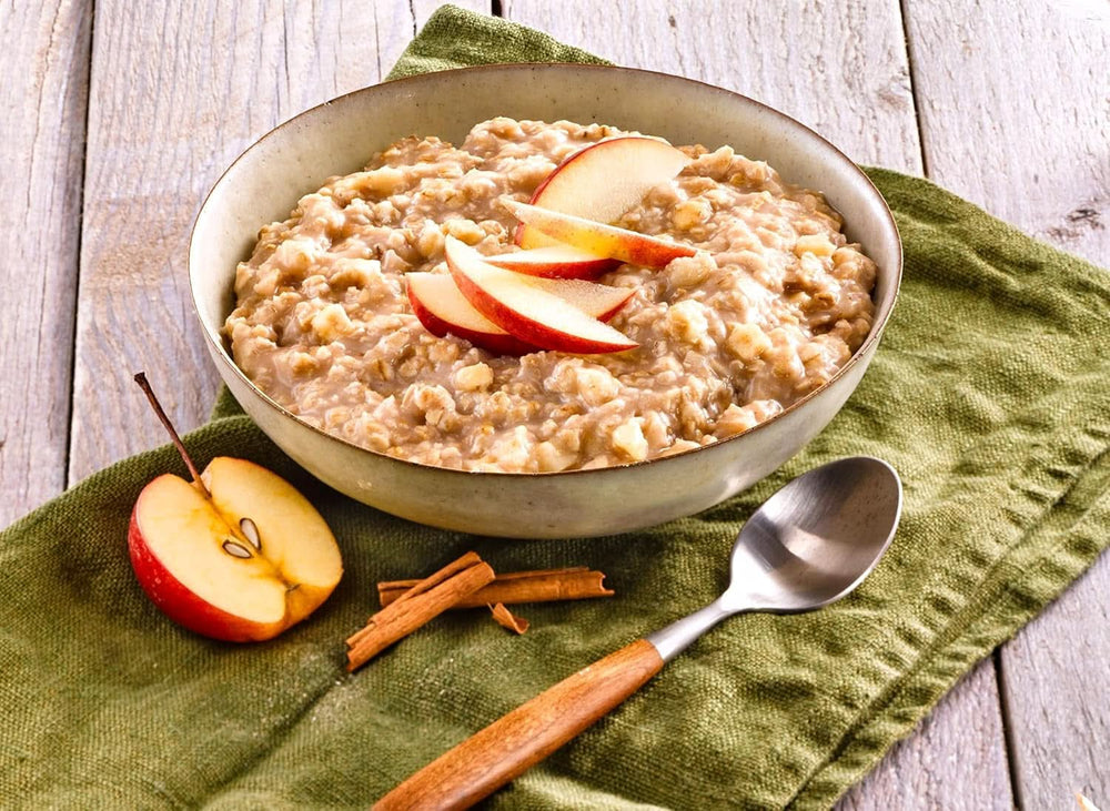 RUF Porridge Apfel-Zimt, mit ganzen Haferflocken, feinem Zimtgeschmack und getrockneten Apfelstücken, 400 Gramm Cerealien Naty Shop