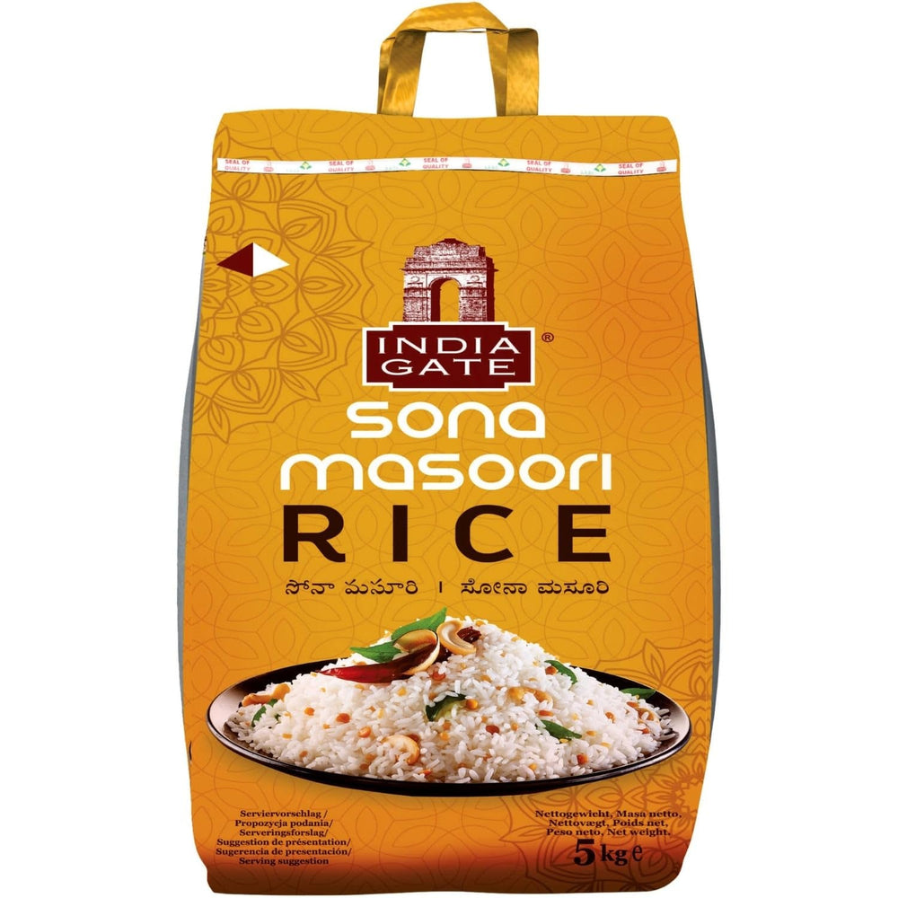 Orez Basmati Premium INDIA GATE – Orez cu bob lung fin, aromat, din India, bob lung fin (1 x 5 kg)