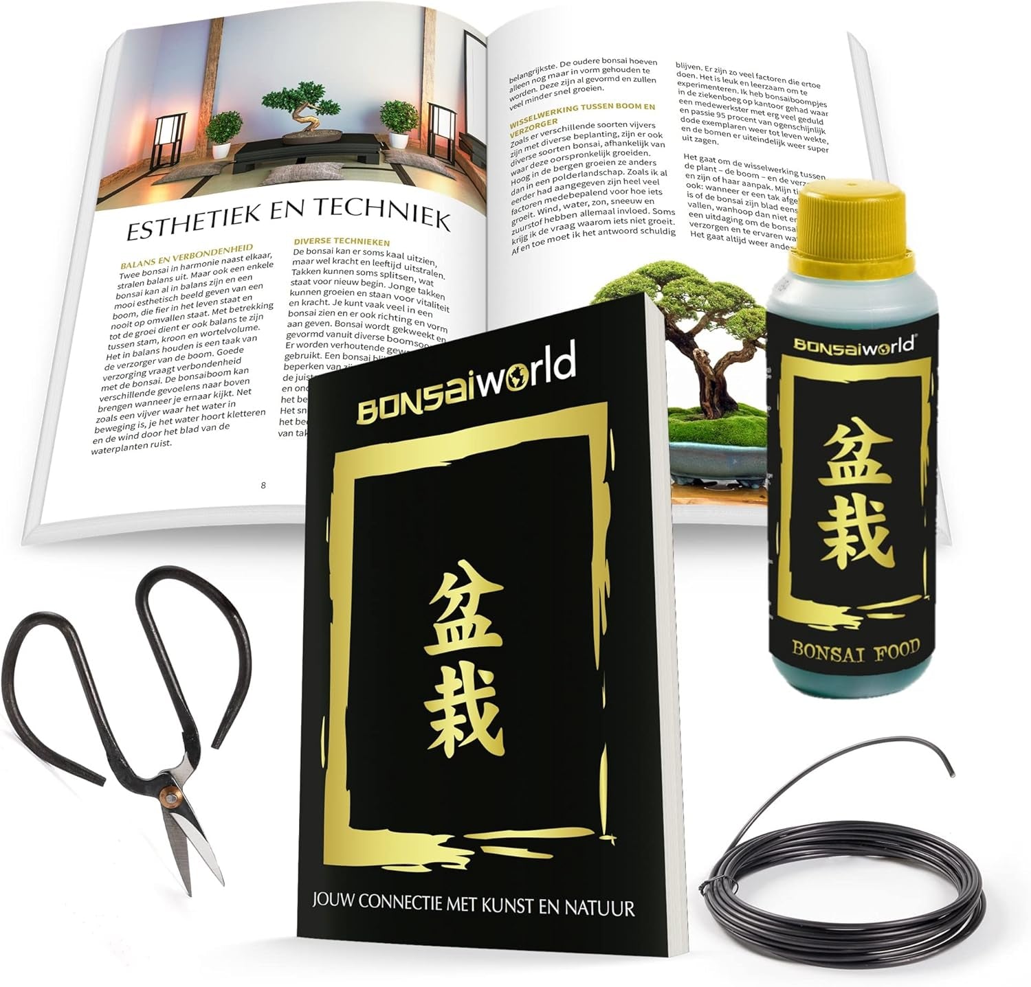 Vdvelde.Com - Bonsai-Starter-Set Buddha-Wasserfall - • Buddha-Wasserfall-Set Mit Netzstromanschluss • 30 X 13 Cm ↥ Ca. 30 Cm • Inkl. Pflegeleichtem Wassersystem + Pflegeset