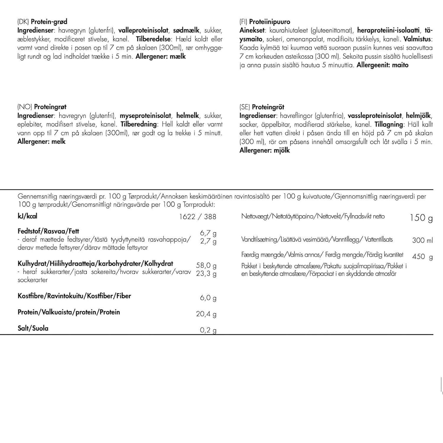 Terci proteic Trek'n Eat – Mic dejun bogat în proteine pentru exterior | Masă liofilizată pentru camping, drumeții și expediții | Sățios, rapid de preparat, ideal pentru deplasare