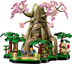 LEGO The Legend of Zelda Deku-Baum 2-in-1 - Sammlerstück zum Ausstellen mit Prinzessin Zelda & 3 Link Minifiguren - Bauset für Erwachsene & Geschenkidee für Videospiel-Fans - 77092