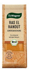 BioWagner - Bio Ras el Hanout, Gewürzmischung für orientalische und arabische Gerichte, ideal für Couscous, Tajine oder Hummus, naturbelassene Bio-Zutaten, recyclebare Verpackung, 50 g