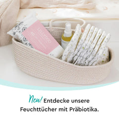 LILLYDOO Feuchttücher mit Präbiotika, 100 % plastikfreie, parfümfreie Tücher (FSC Mix) Baby-Feuchttücher Naty Shop