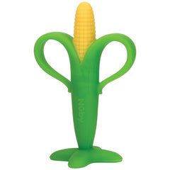 Nuby - Ajutor pentru dentiție în formă de știulete de porumb - 3M+, Multicolor