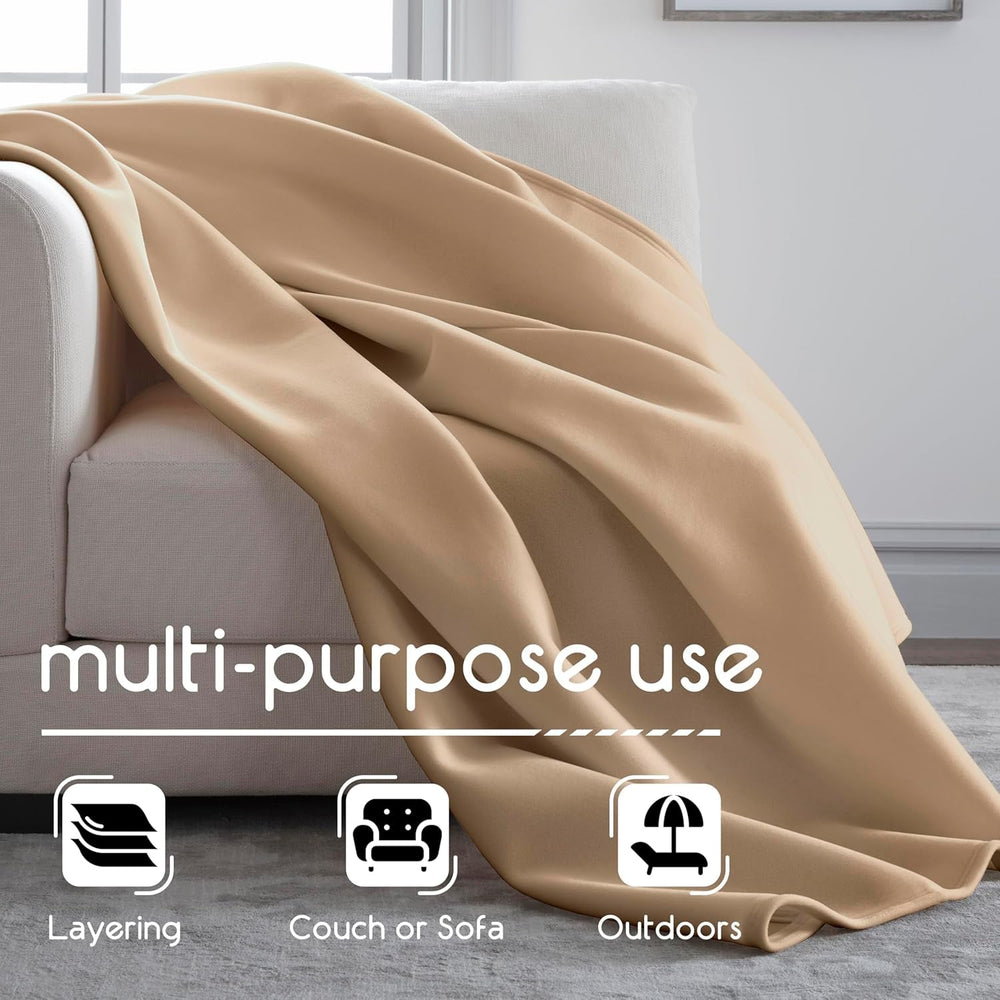 Vellux Original Doppeldecke, hellbraun Bettdecken und Steppdecken Naty Shop