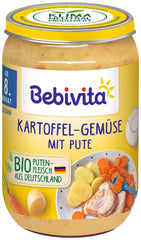 Menüs ab 8 Monaten Spaghetti Bolognese, 6er Pack (6 x 220 Gramm), mittel Mutter und Kind Naty Shop 220 Gramm Kartoffeln und Gemüse mit Truthahn