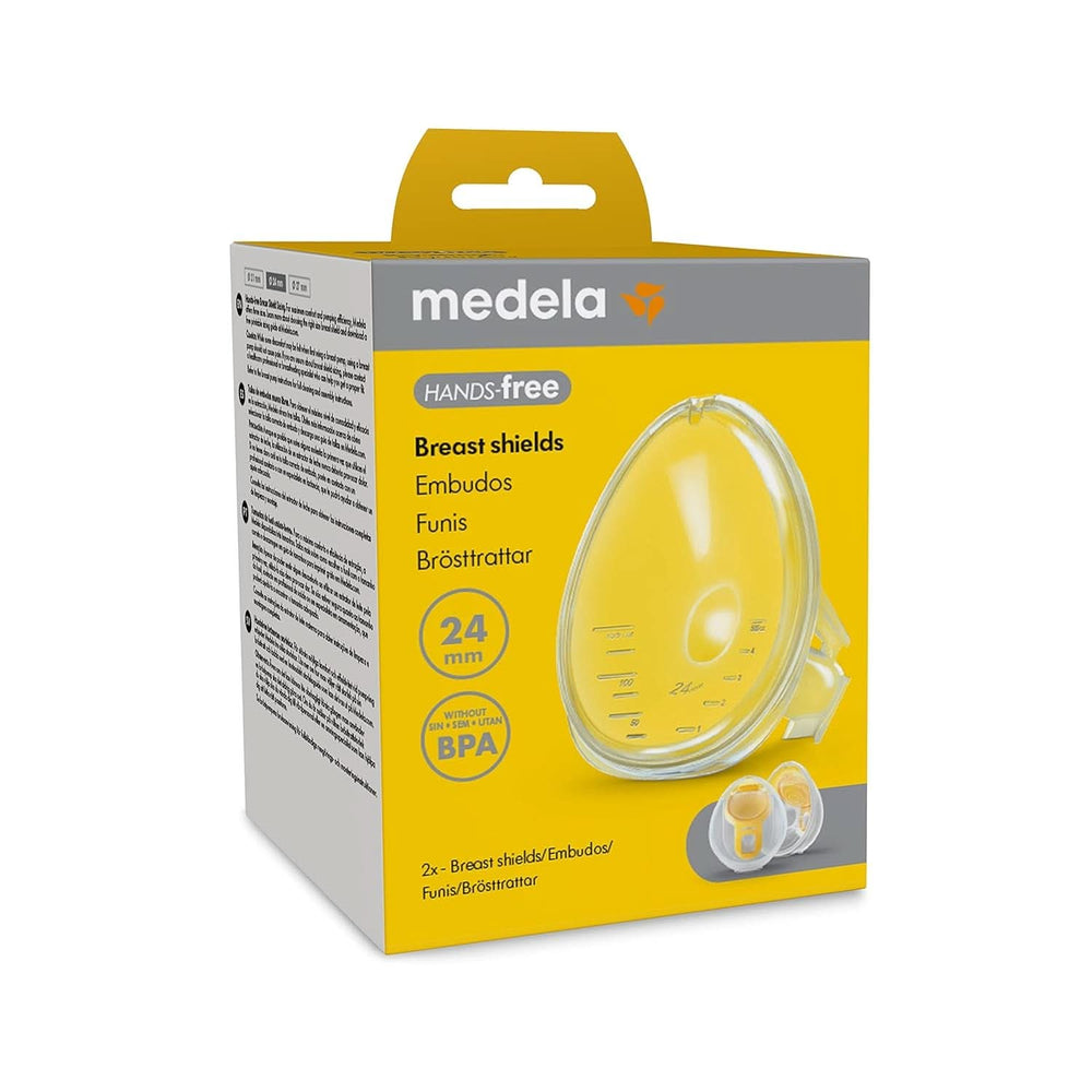 Freisprech-Brustschutz von Medela, Zubehör für Milchpumpen, Lebensmittel- und Stillzubehör, Bebe Naty Shop, 24 mm