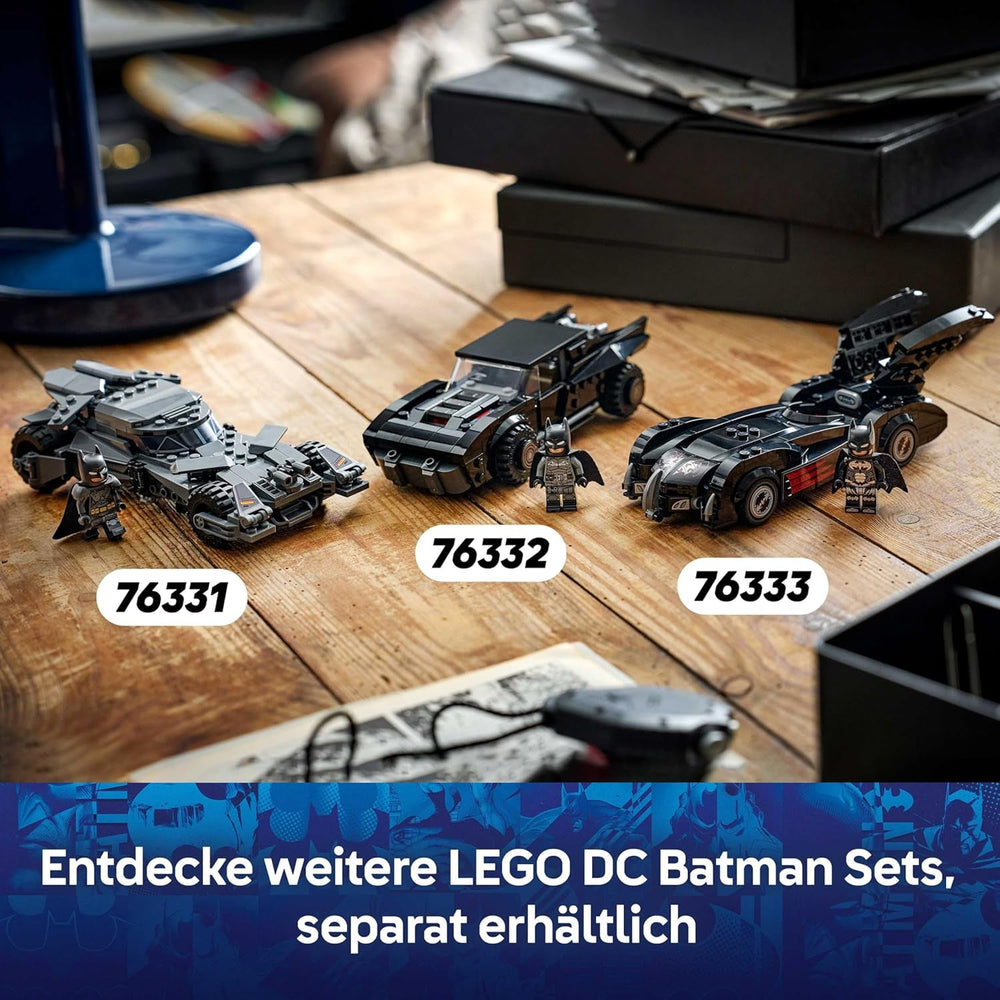 LEGO DC Batman Batman vs. Superman: Batmobil - Superhelden Spielzeugauto - Kreatives Spielzeug mit Minifigur für Kinder ab 9 Jahren - DIY Bauset zum Spielen - Geschenk für Jungen und Mädchen - 76331