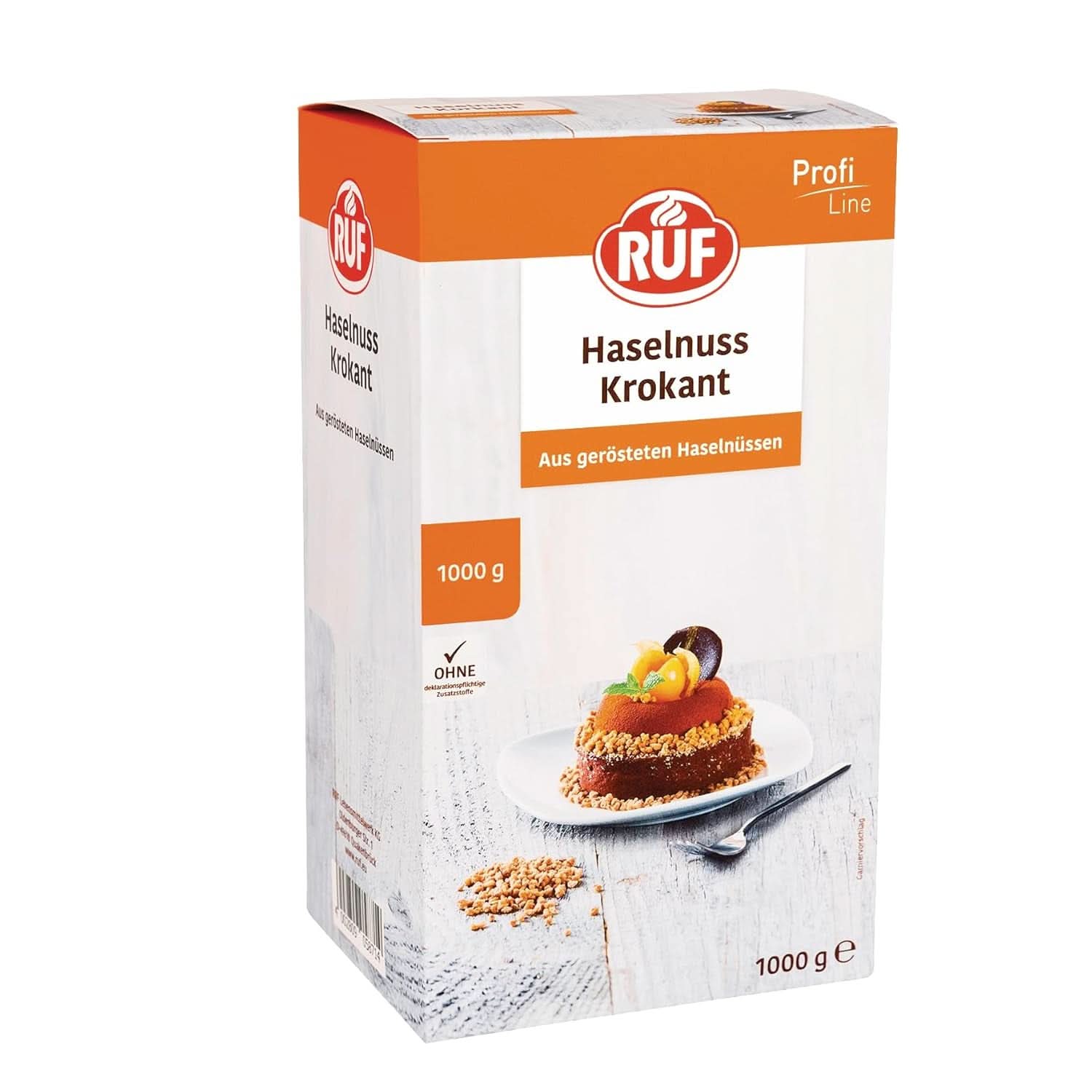 RUF Sprinkles de zahăr colorat în culori curcubeu, 1 kilogram Sprinkles Naty Shop Crocant