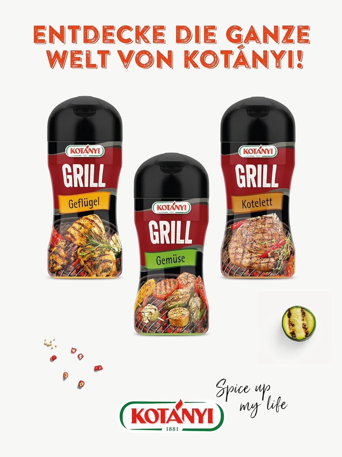 KOTÁNYI Grill Fisch Grillgewürz 80g - Gewürz für Fisch & Meeresfrüchte - Marinade für jede Fischart - Gewürzmischung zum Grillen - [Jetzt für die nächste Grillfeier bestellen!]