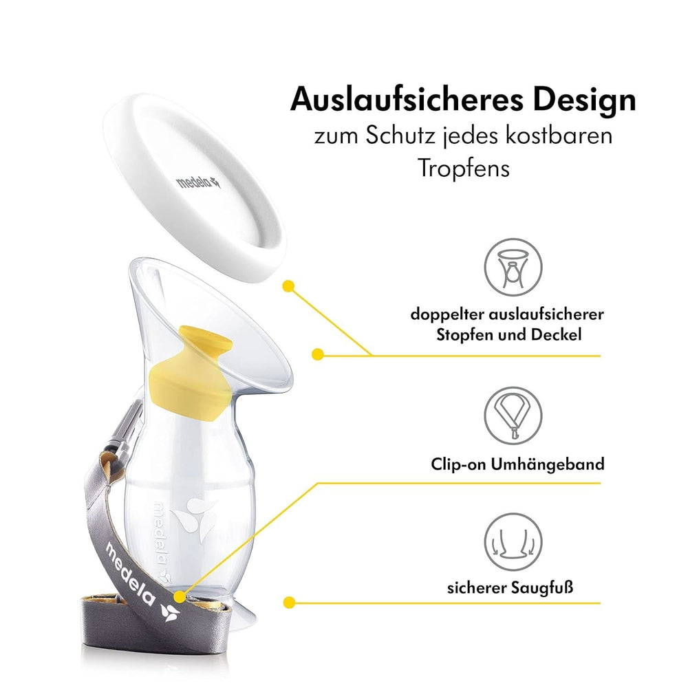 Medela Muttermilchsammler aus Silikon Lebensmittel und Stillzubehör Bebe Naty Shop