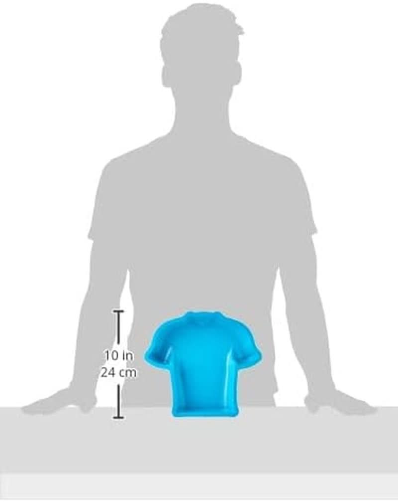 Silikomart 195233 20.339.40.0065 Form-Silikon-Fußballspieler-T-Shirt, 24 x 23 x 4 cm Küche Naty Shop