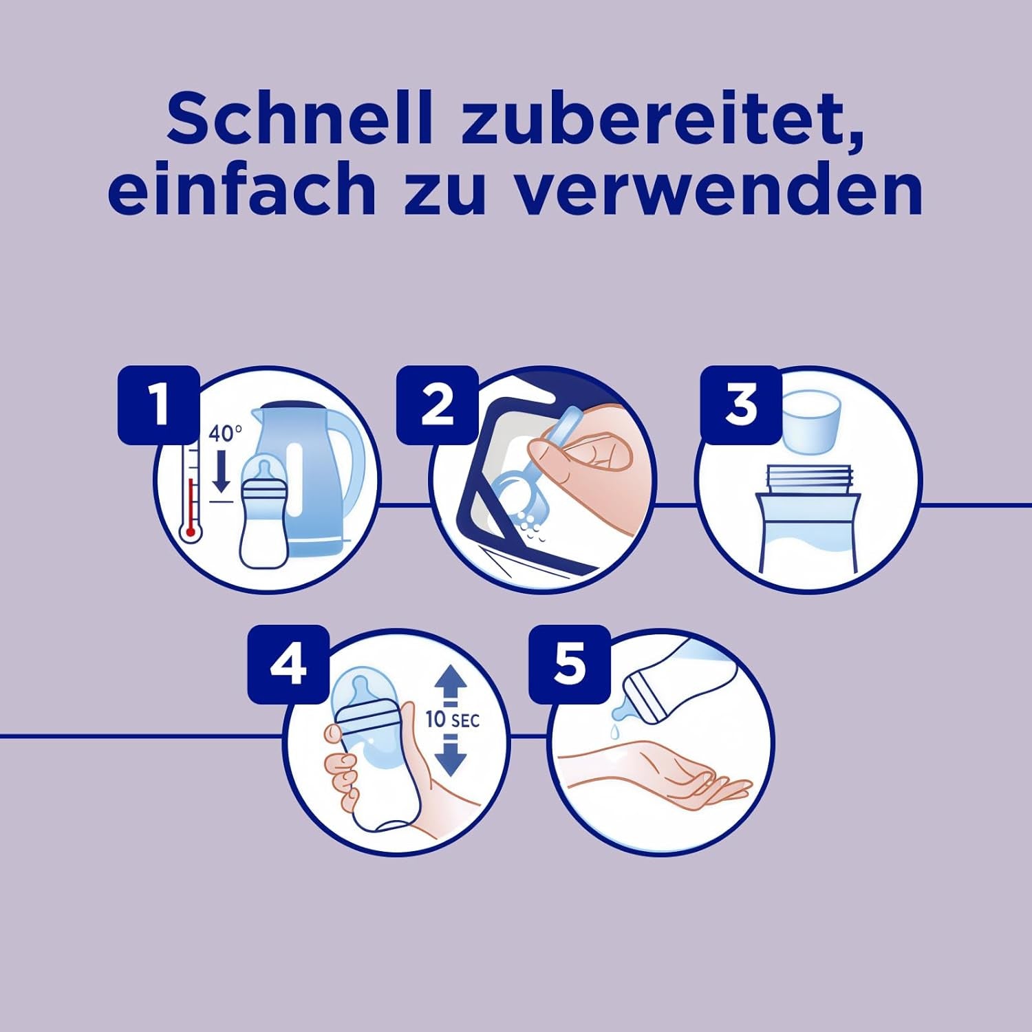 Aptamil HA PRE – Anfangsmilch von Geburt an, Mit DHA, Nur Laktose, Ohne Palmöl, Babynahrung, Milchpulver, 1x 800 g