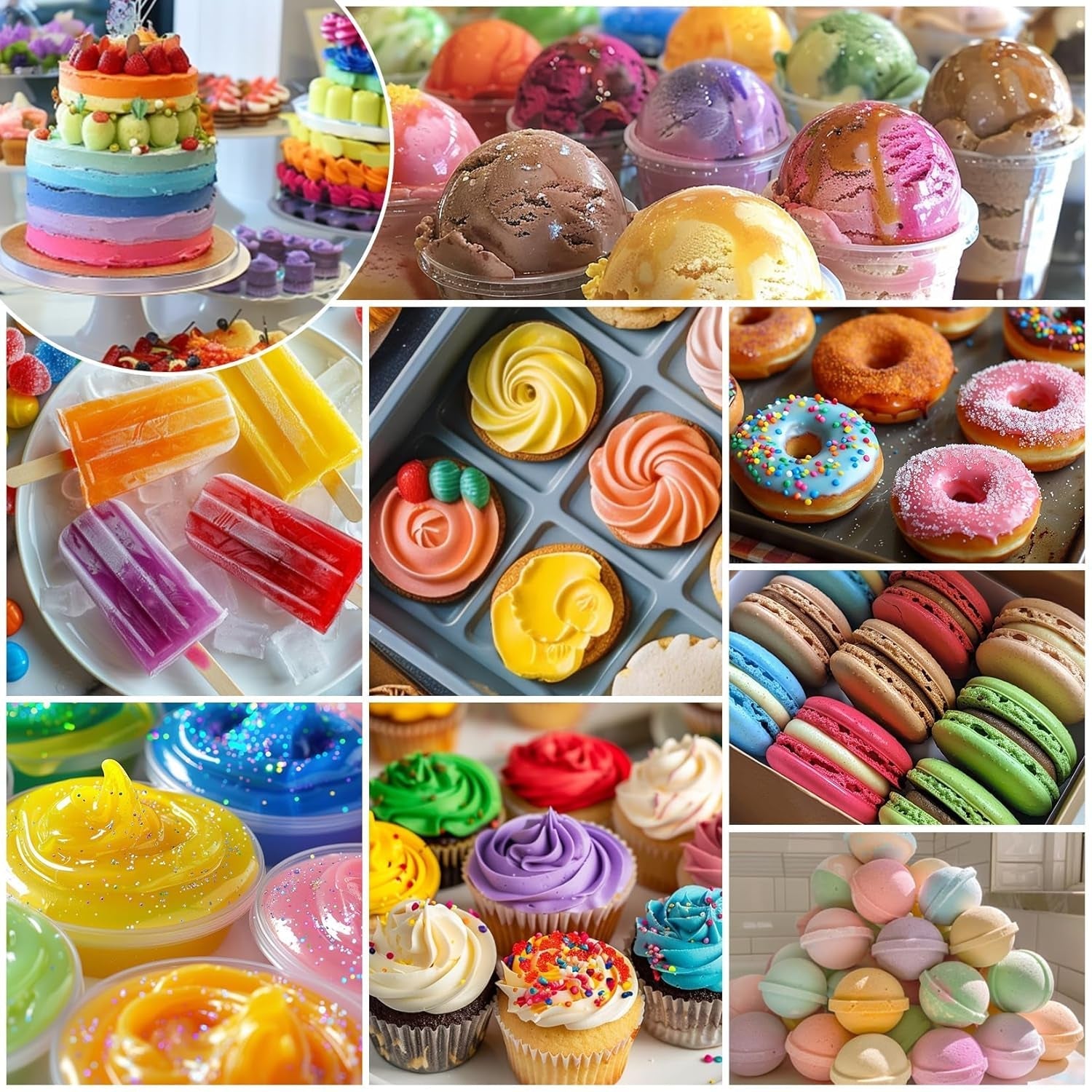 Colorant alimentar - 30 ml colorant alimentar lichid foarte concentrat, colorant alimentar pentru decorarea torturilor, meșteșuguri, aerografare, săpunuri DIY (Violetă de struguri)