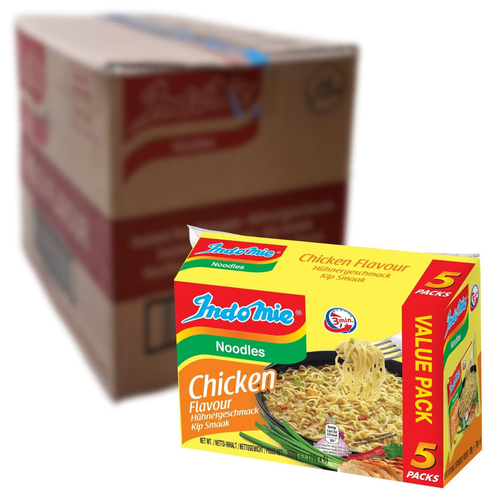 INDOMIE - Instantnudeln mit Garnelen, 5er Pack - (1 x 5 x 70 g)