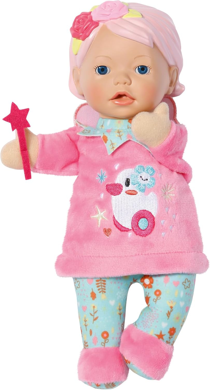 BABY born for babies Fee, păpușă cu corp moale și buzunare pentru degete în brațe, marionetă de mână înaltă de 26 cm, 834695 Zapf Creation