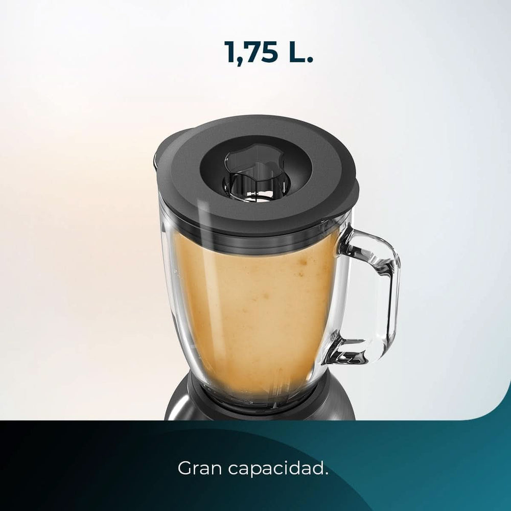 Cecotec Standmixer Power Black Titanium 2200MAX Smooth, 2200 W Maximale Leistung, 6 Klingen Aus Edelstahl, Ice-Crush-Funktion, Turbo- Und Smoothie-Funktion, Autoclean-Funktion Kitchen Naty Shop