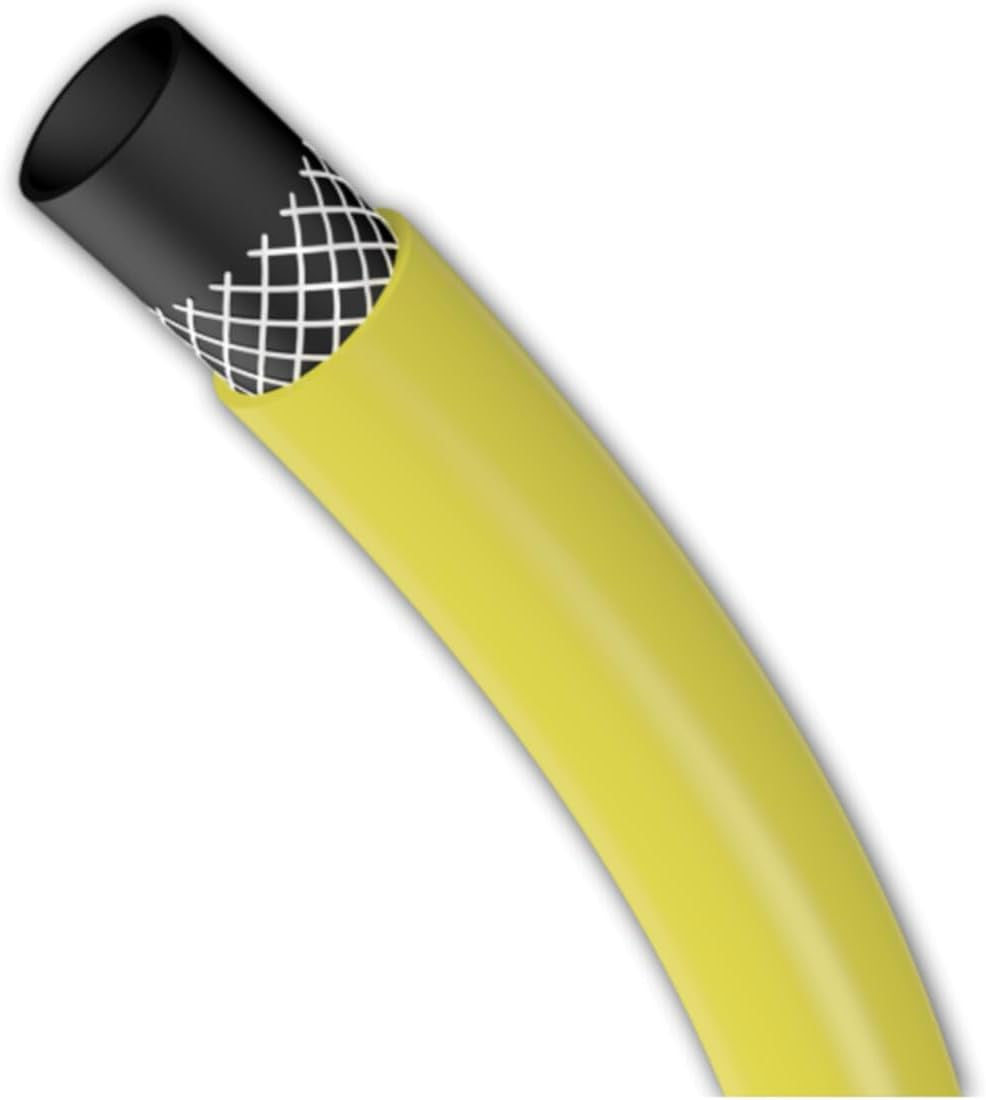 Furtun de grădină 0,44/m 5/8" Furtun de apă cu 3 straturi Furtun de irigații 30m sau 50m Galben (50m)