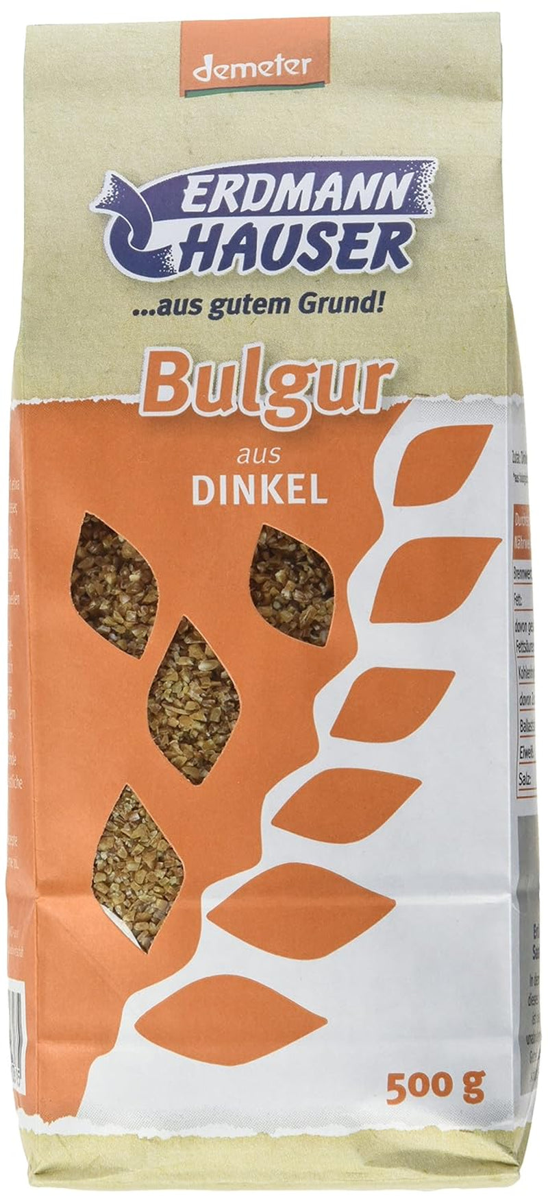 Bulgur Demeter aus Dinkel | lokale Alternative zu Reis | 500g