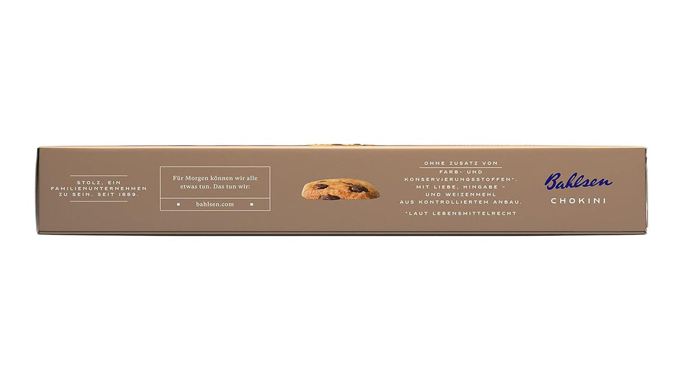Bahlsen Chokini - Pachet de 2 - Aluat fraged cu bucăți de ciocolată și aromă de portocale (1 x 150 g)
