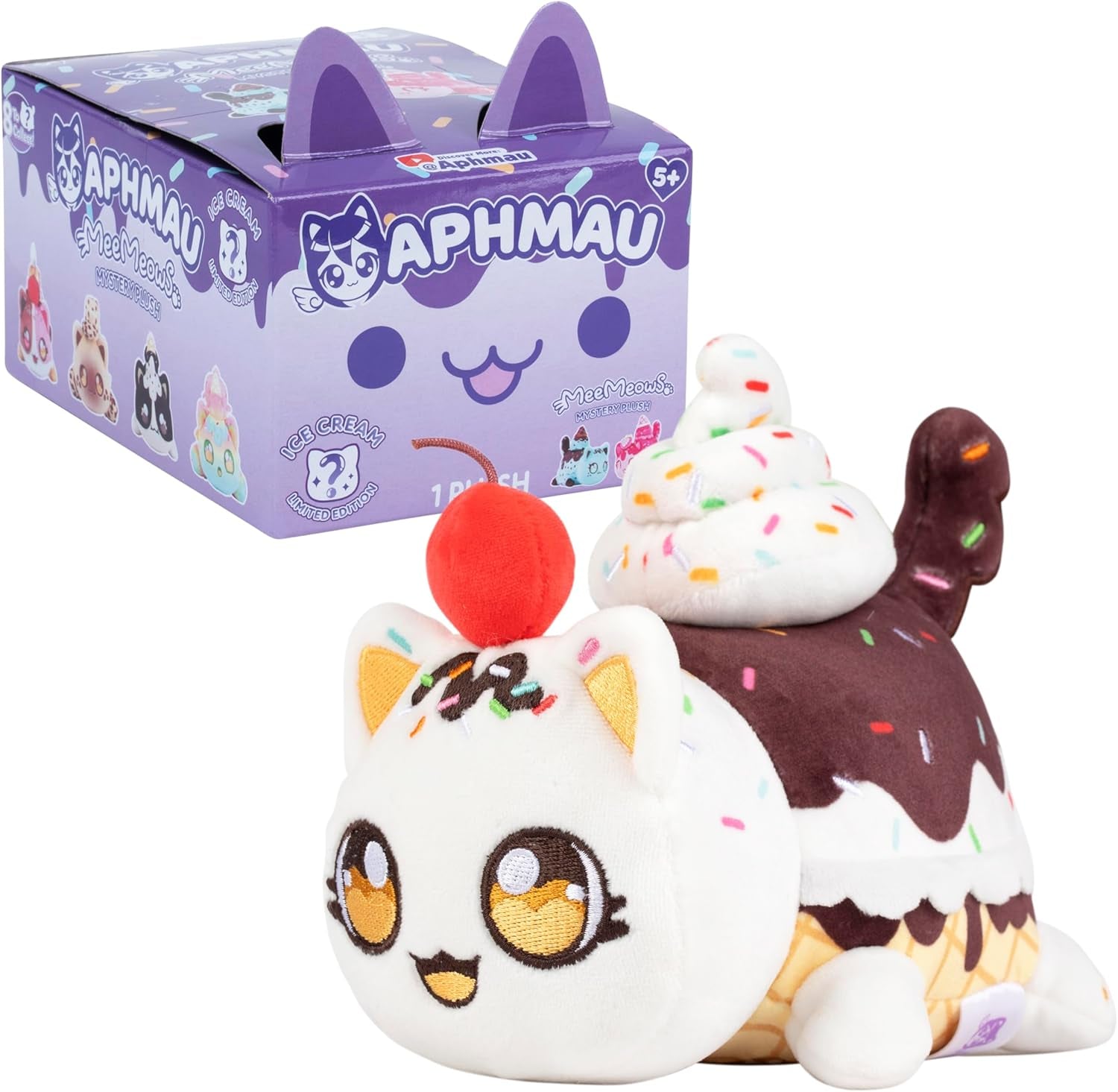 Aphmau – 15 cm Mystery Meemeows Plüsch – Eiscreme-Actionfiguren Naty Shop