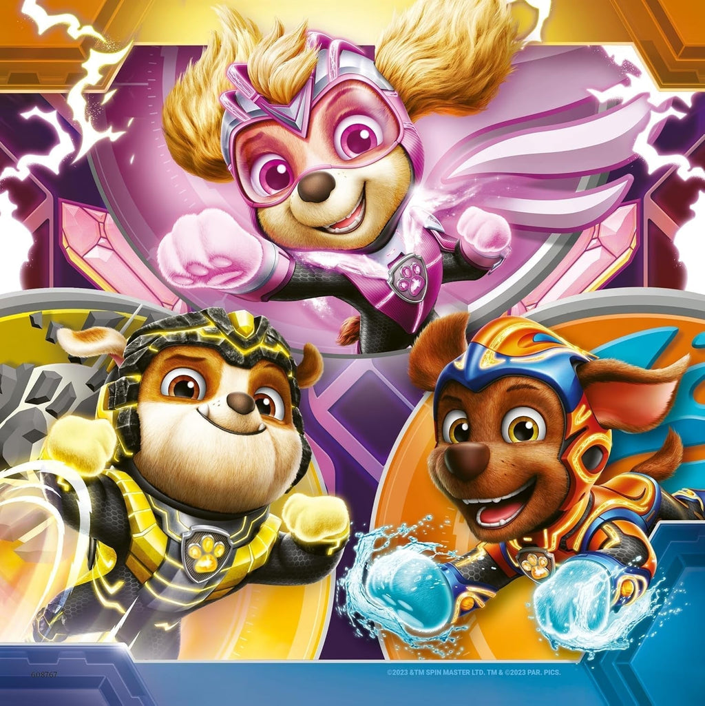 Ravensburger Children's Puzzle 05708 - PAW Patrol Power - 3X49 piese PAW Patrol the Mighty Movie Puzzle Pentru copii cu vârsta de peste 5 ani Puzzle Naty Shop