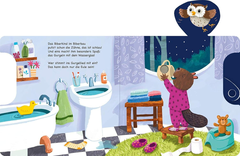 Shoo, shoo, acum și tu dormi!: Slider și 11 sunete | O carte inovatoare cu sunete de slider pentru cei mici cu vârsta de peste 18 luni Jucarii Bebe Naty Shop