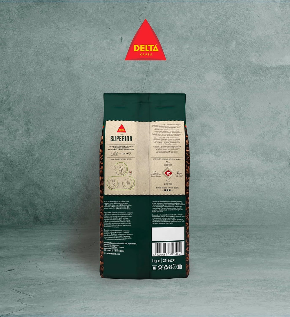 Lot de ambalaj boabe de cafea Delta Superior 1 kg