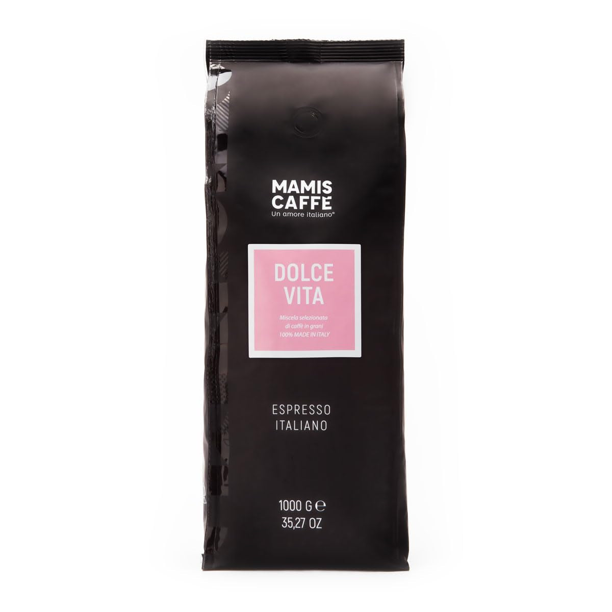 Mamis Caffè Dolce Vita, ganze Espressobohnen, perfekt als Cappuccino oder Latte Macchiato Coffee Naty Shop 1 kg Ganze Bohnen