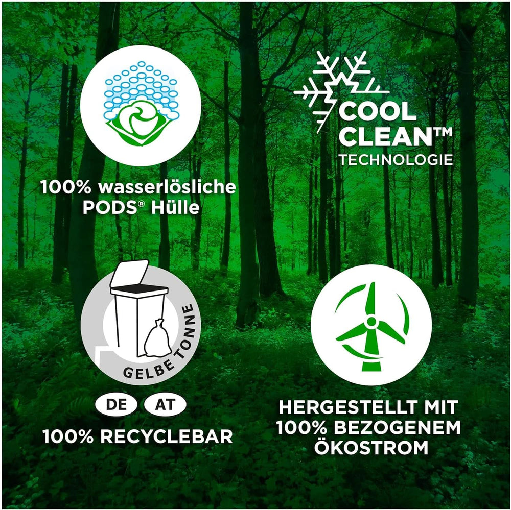 Ariel Allin1 PODS, Color+ Flüssigwaschmittel-Kapseln 53 Waschgänge, hervorragende Fleckenentfernung beim ersten Waschgang Waschmittel Rufe Naty Shop